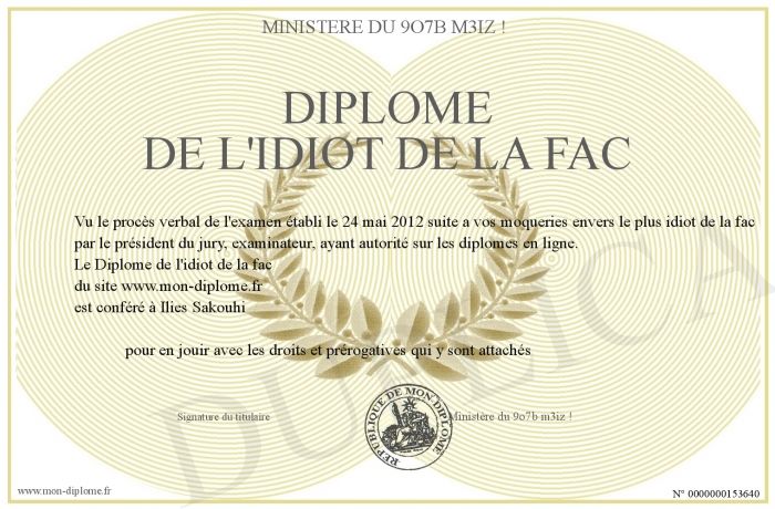 diplome fac